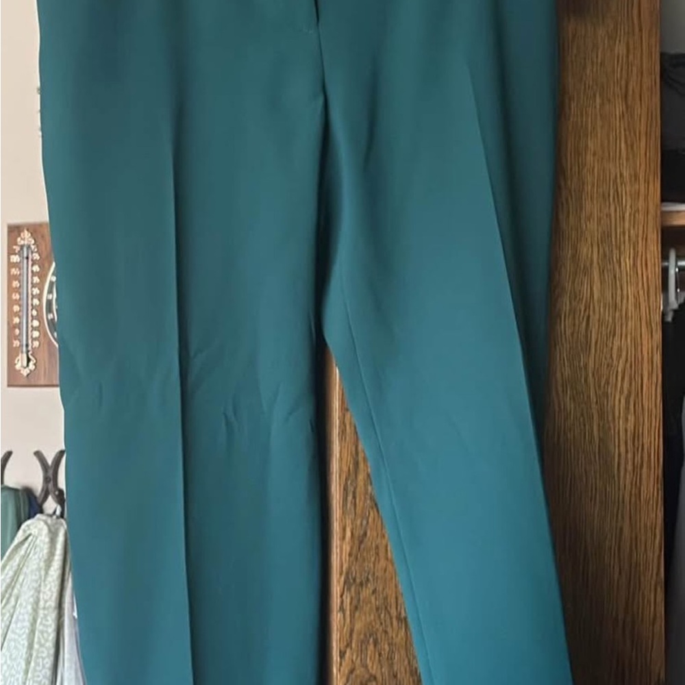 Tristan Teal Cropped Pants